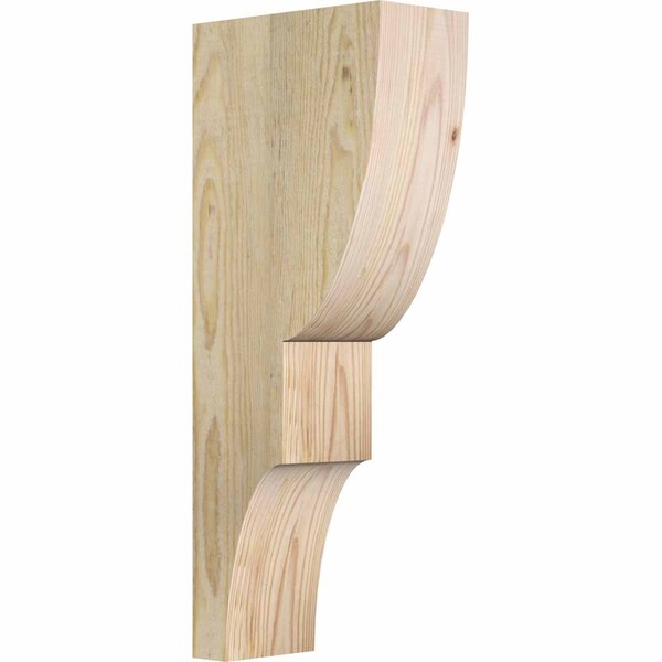 Ekena Millwork Ridgewood Rough Sawn Corbel, Douglas Fir, 4"W x 8"D x 20"H COR04X08X20RID00RDF - main